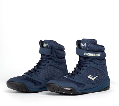 Everlast Elite 2 - chaussures de boxe - montantes - bleu marine (disponibles en différentes tailles)