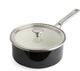 Kitchenaid casserole en acier émaillé 20cm 2,4l - noir onyx - induction - sans pfas