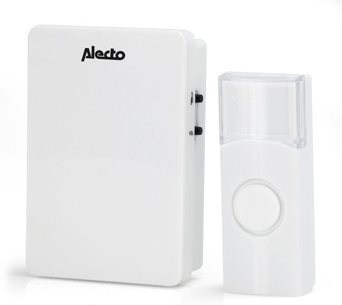 Sonnette sans fil Alecto adb-11wt - sonnette et récepteur sans fil - installation facile