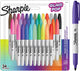 Marqueurs permanents Sharpie glam pop - 34 marqueurs - multicolore - pointe fine