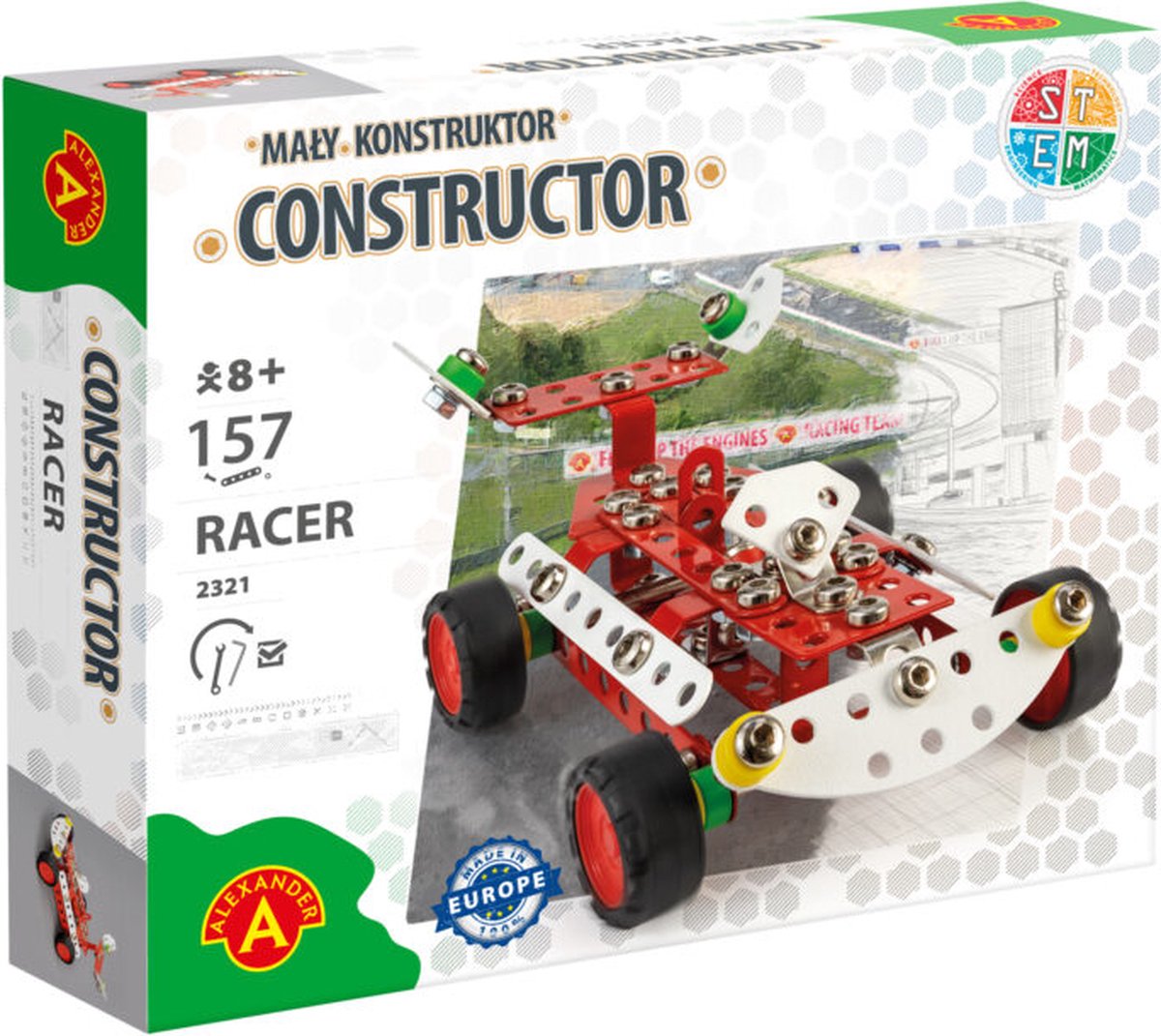 Alexander Toys Constructeur de jouets Alexander - Racer - 157 pcs