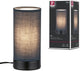 Lampe de table LED Paulmann pia e14 max. 25w noir mat