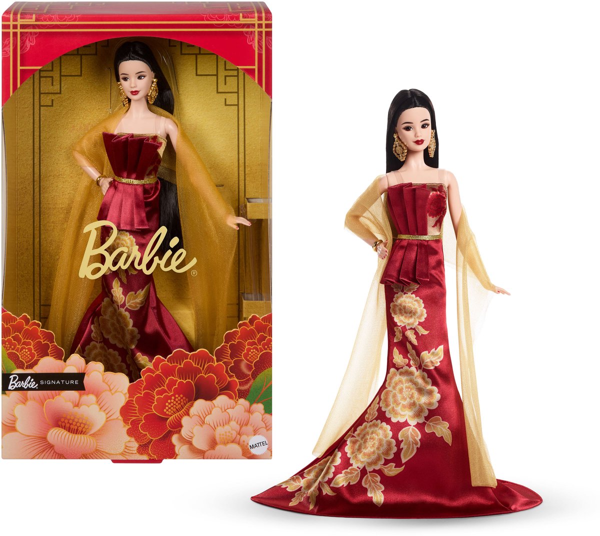 Mattel Barbie Doll Nouvel An lunaire - poupée de collection en édition limitée.