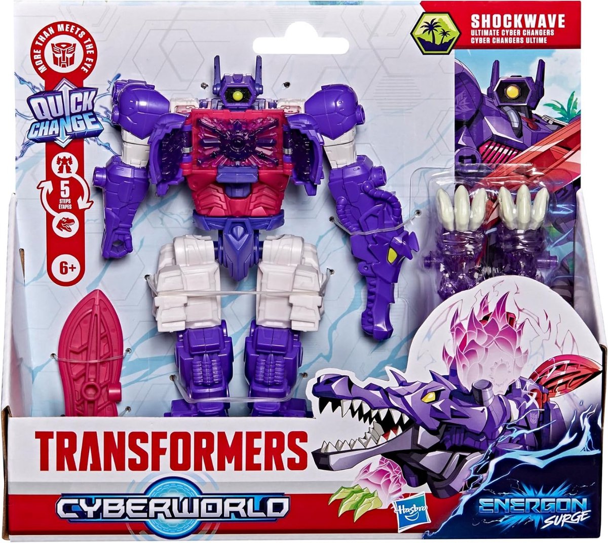 Hasbro transformateurs cyberworld ultimes cyber changeurs onde de choc