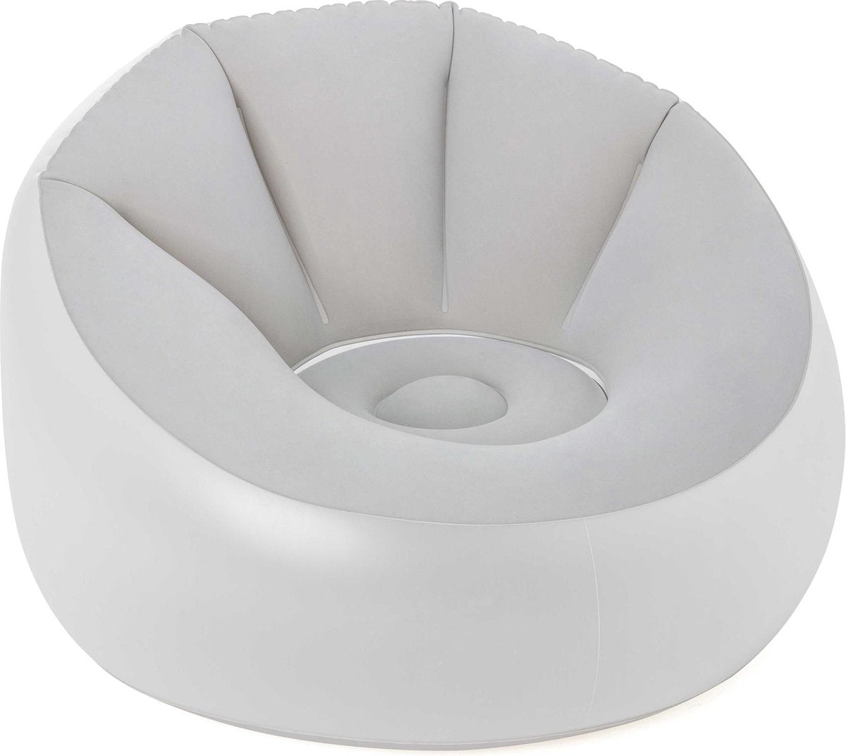 Bestway - chaise gonflable - avec éclairage - 102x97x71 cm - gris