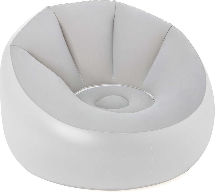 Bestway - chaise gonflable - avec éclairage - 102x97x71 cm - gris