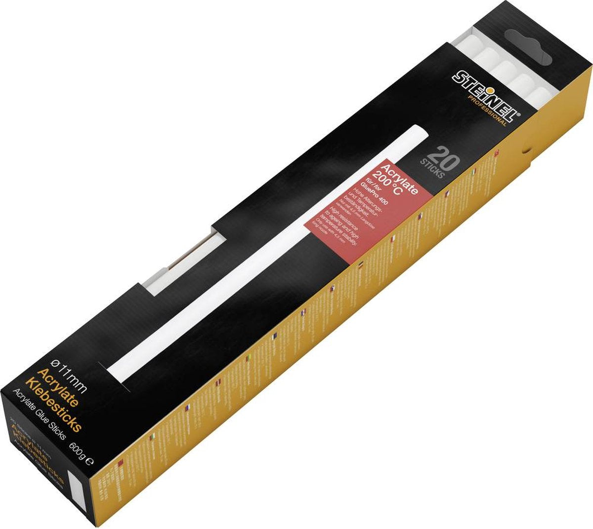 Bâtons de colle Steinel 11mm acrylique 600g - 052416