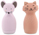 Trixie | jouets de bain pulvérisant des animaux - mrs. chat mme. souris - jouet de bain - 0m+ - facile à saisir
