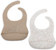 Bavoirs en silicone Jollein - 1 pièce - 31 cm - contes d'éléphants