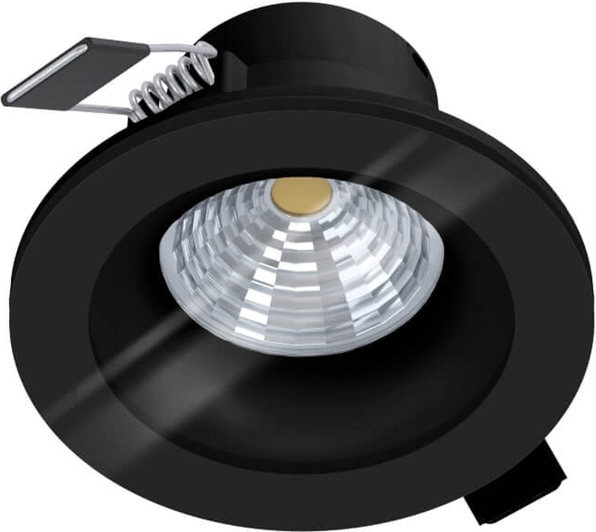 Luminaire encastré Eglo salabate - LED - ø 8,8 cm - noir - dimmable