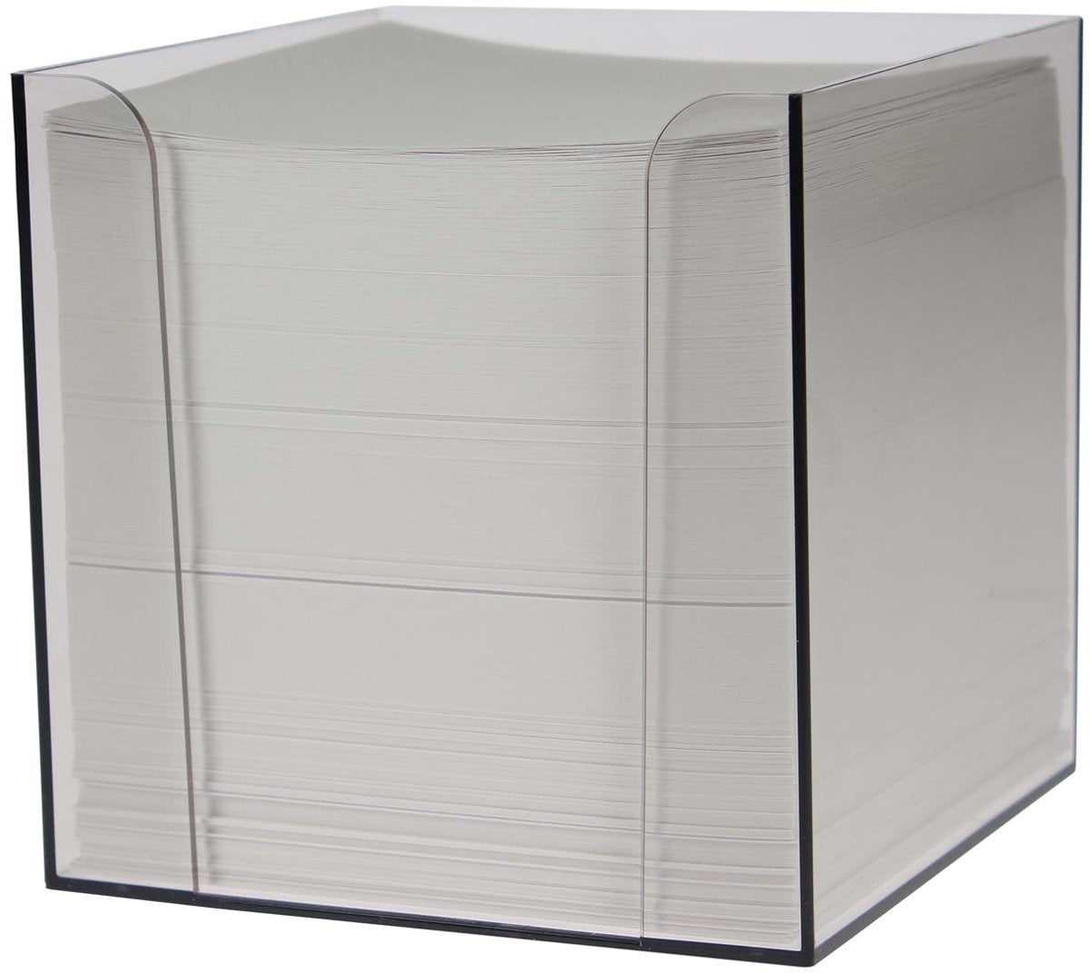 Cube mémo sans marque sans marque 9,5x9,5x9,5cm blanc