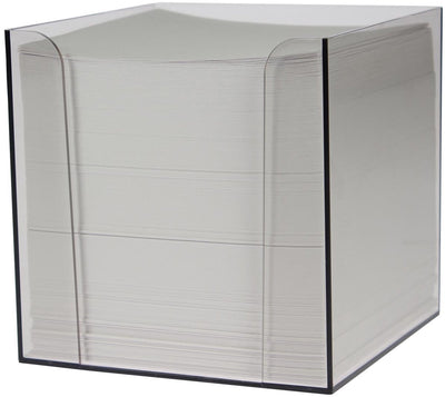 Cube mémo sans marque sans marque 9,5x9,5x9,5cm blanc