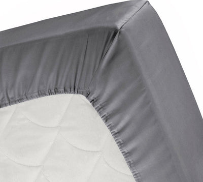 Cendrillon - drap-housse surmatelas - jusqu'à 15 cm de hauteur de matelas - 160x200 210 cm - anthracite