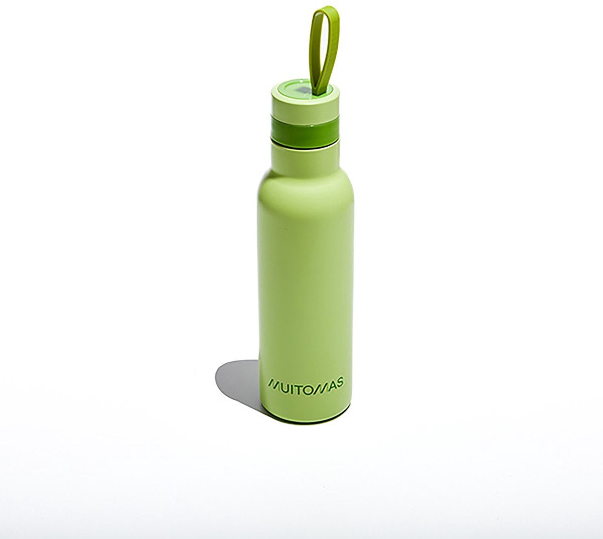 Bouteille thermos Muitomas - doublure double isolation - 500ml - boissons chaudes 12h ou 24h froides - vert