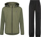 Agu go combinaison de pluie essentielle femmes hommes - vert - xxl - imperméable et respirant