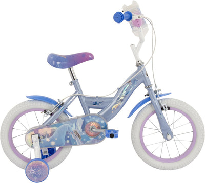 Disney die eiskönigin Disney Frozen 2 vélo pour enfants - filles - 14 pouces - bleu violet - deux freins à main