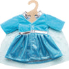 Doll Dress Ice Princess avec cap, 28-35 cm