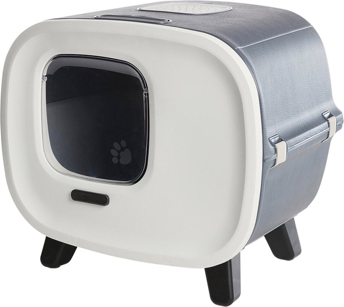 SAVIC KATTENBAK MIRA DELUXE Anthracite blanc
