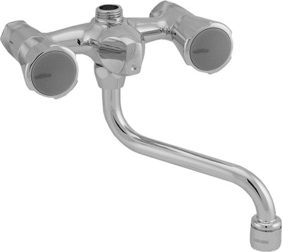 Venlo Nimbus II Robinet de douche écologique en laiton avec inverseur 12 cm entraxe chrome