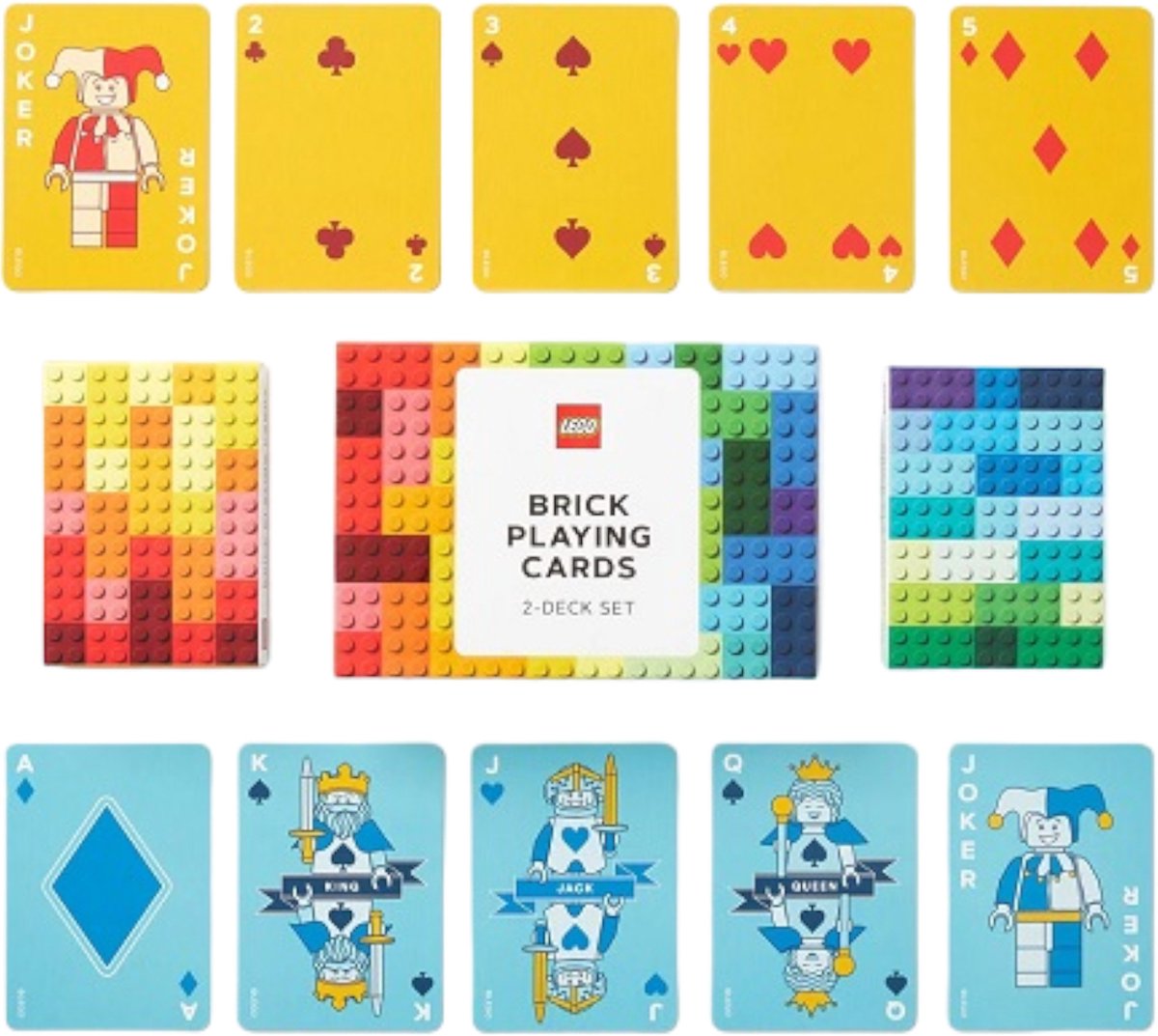 Lego - cartes à jouer 'brique'