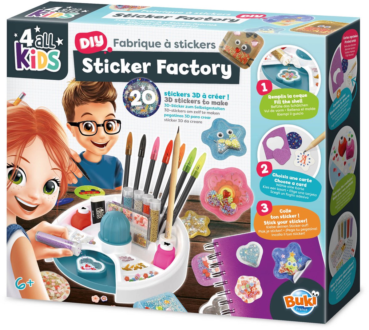 Buki france buki - studio de stickers - créez vos propres stickers 3D