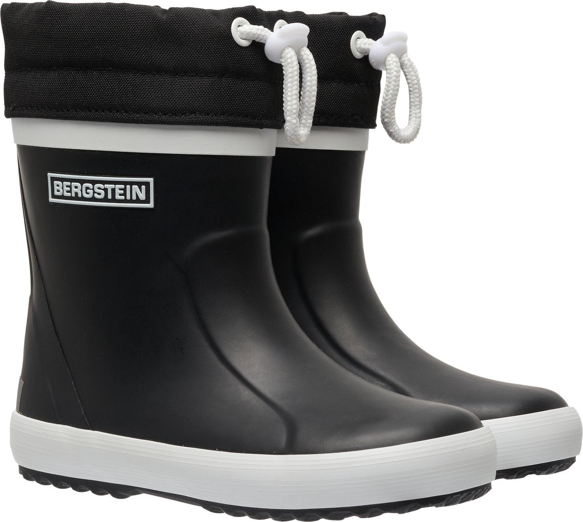 Bottes de pluie junior unisexes Bergstein Classic Thermo - noir