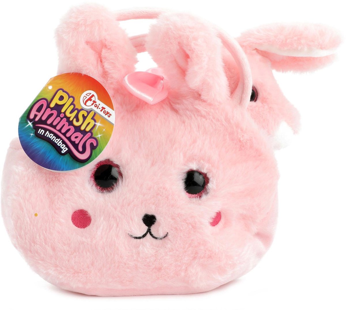 Animal câlin dans le sac à main en peluche - lapin