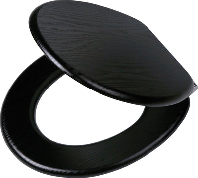 Tiger Tiger Soft-Close Toilet Seat Blackwash MDF Black 252030746