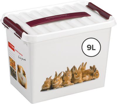 Sunware - boîte de rangement pour animaux q-line 9l - 30 x 20 x 22 cm