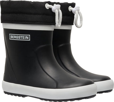 Bottes de pluie junior unisexes Bergstein Classic Thermo - noir