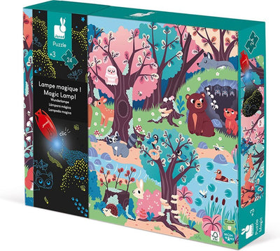 Janod - puzzle magique - la forêt - 24 pièces