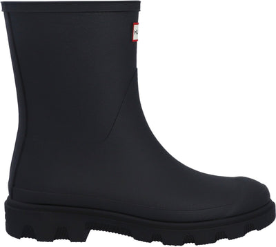 Botte isolée courte Hunter Downpour, bottes de pluie unisexes - noir