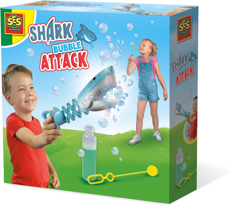 Attaque de la vessie à bulles de requin