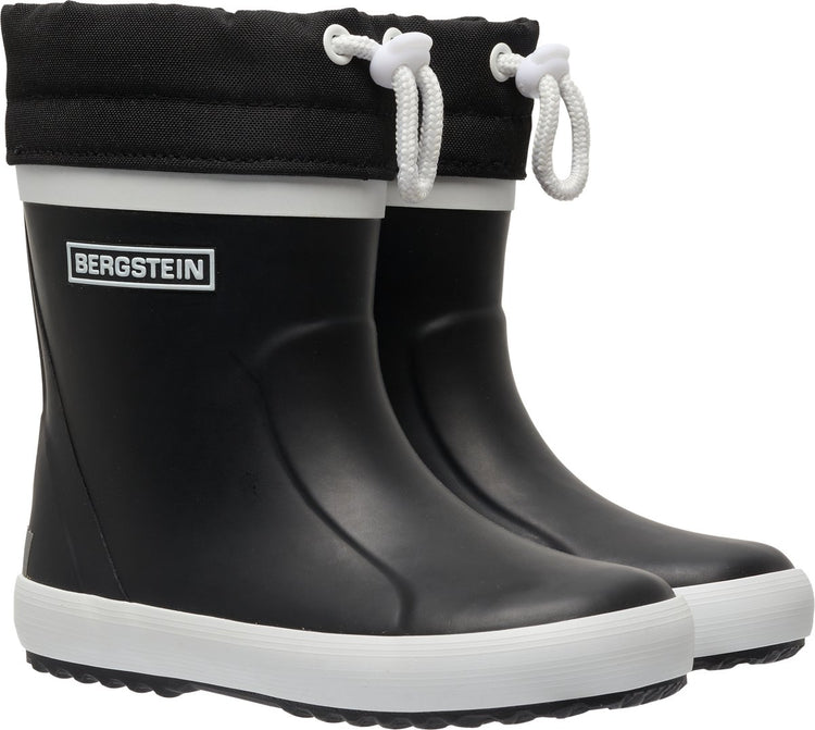 Bottes de pluie junior unisexes Bergstein Classic Thermo - noir