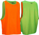 Avento gilet d'entraînement double face - senior - vert fluo orange fluo