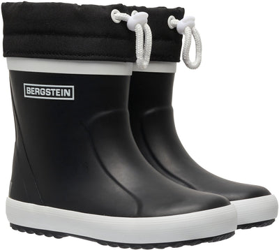 Bottes de pluie junior unisexes Bergstein Classic Thermo - noir