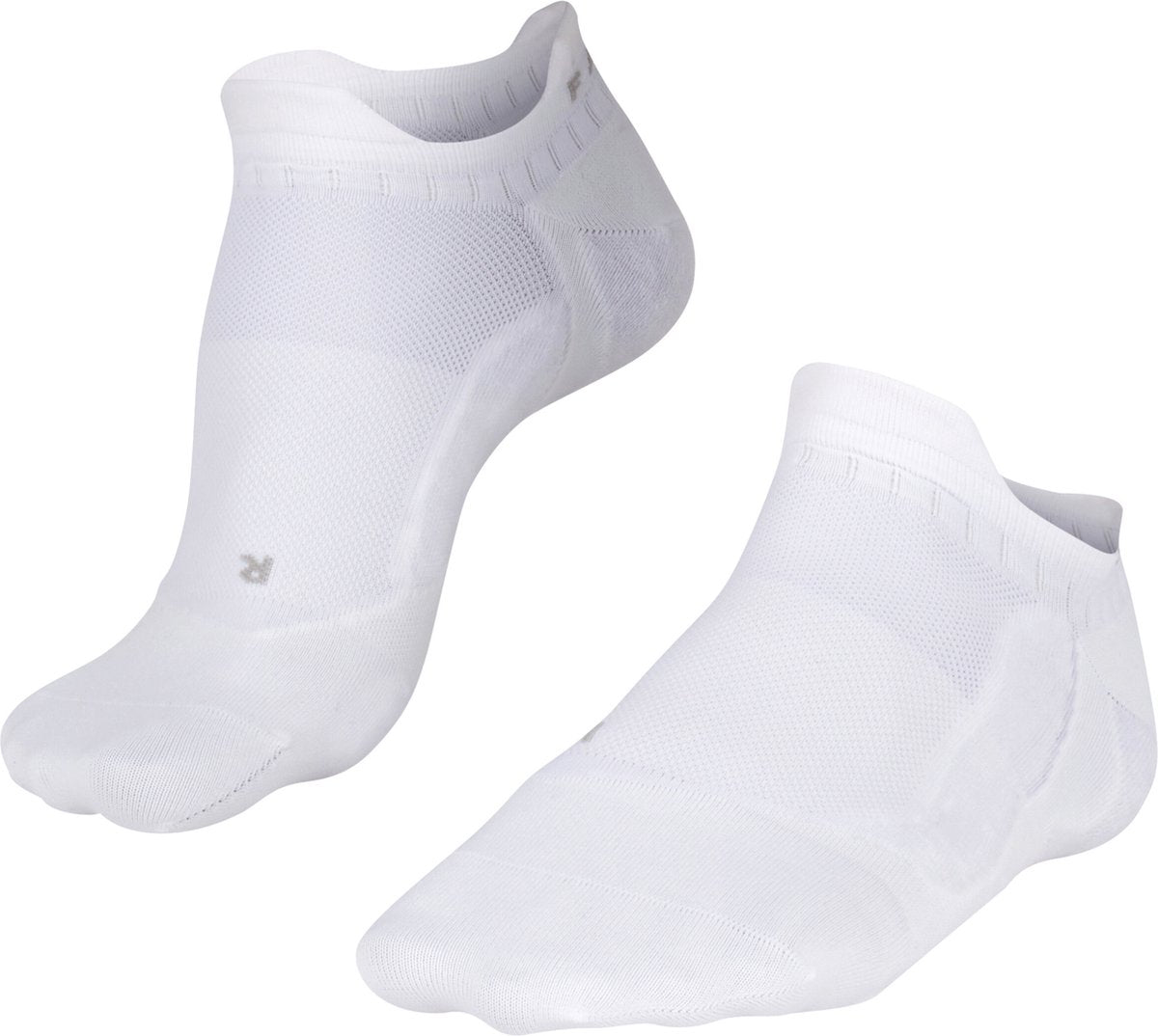 Falke go5 chaussettes de golf invisibles anti-ampoules en coton matériau fonctionnel hommes blanc - taille 44-45