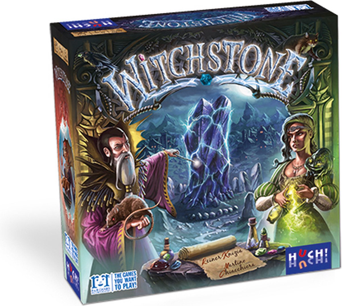 Geronimo joue à ce jeu ! witchstone, jeu de société, stratégie, 12 ans, 60 min