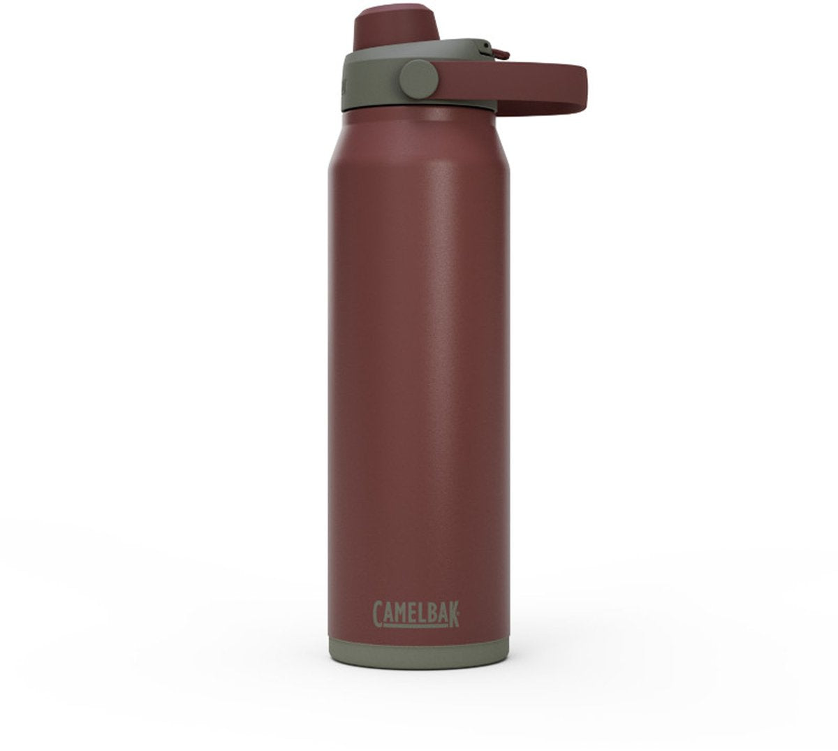 Camelbak thrive chug - isolé sous vide - gourde isolante en acier inoxydable - 1 l - marron (terre d'ombre brûlée)
