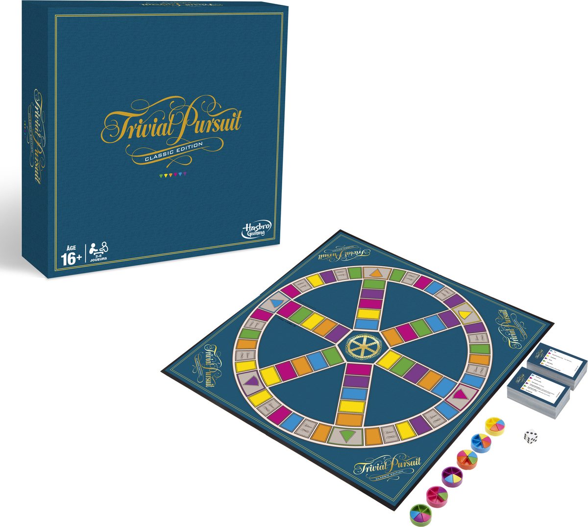 Hasbro gaming trivial poursuite classique - jeu de société (français)