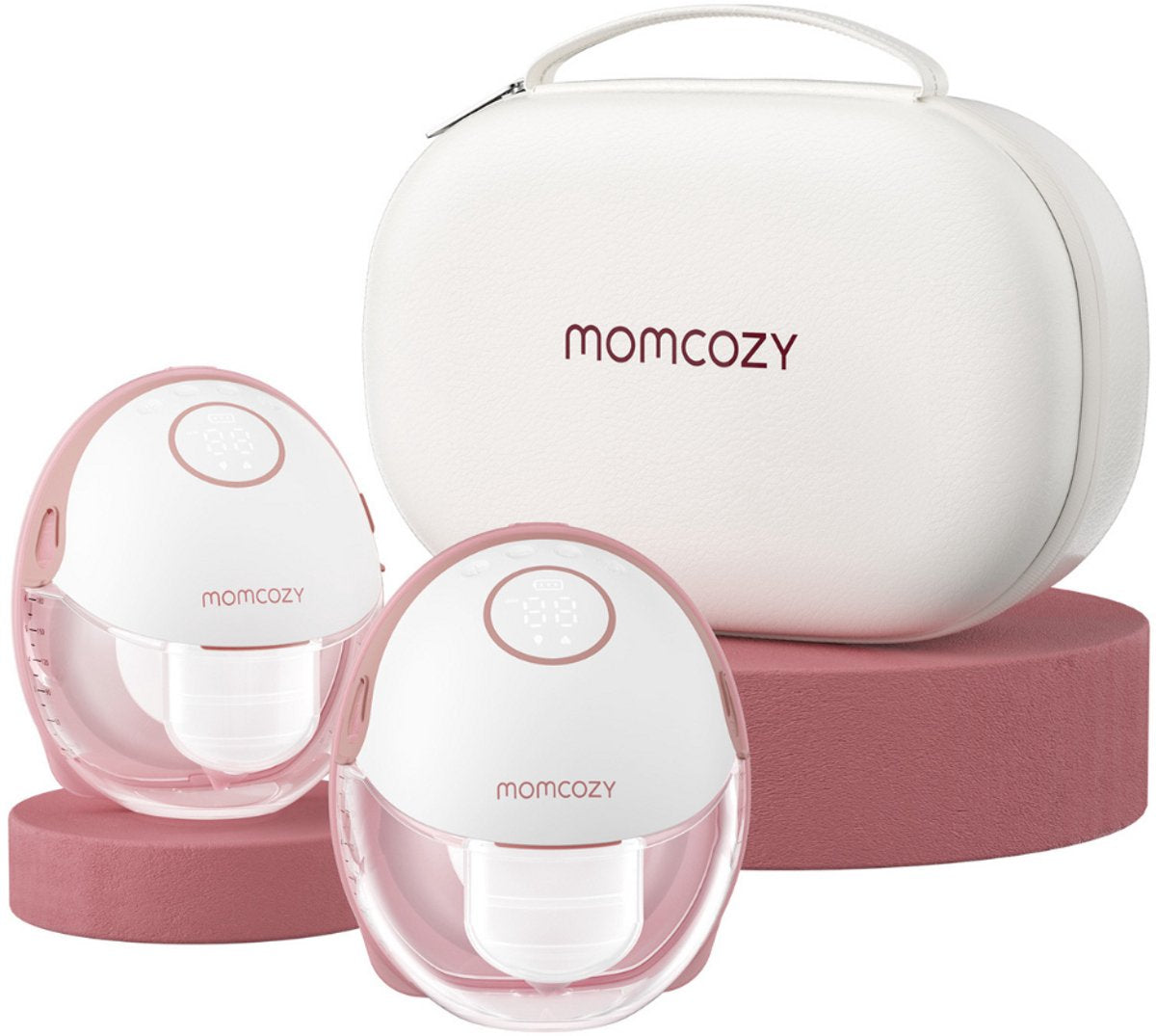 Momcozy m6 - tire-lait mains libres - 2 pièces - taille de téterelle réglable - électrique