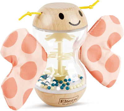 Hape rainmaker papillon rosalie - hochet bébé et faiseur de pluie à partir de 0 mois