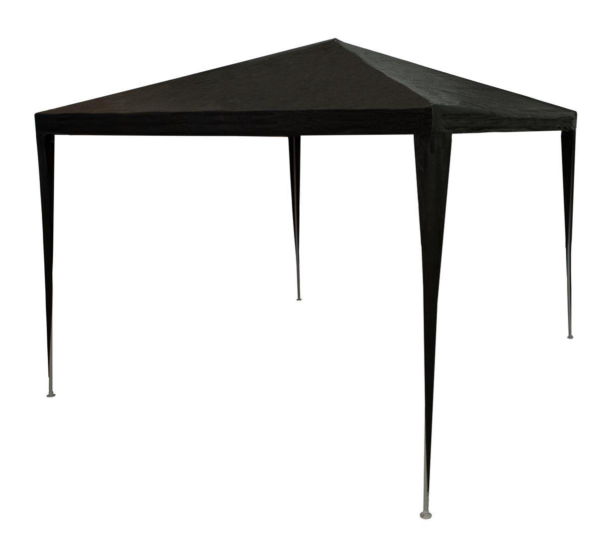 Tente de fête dans le jardin Lifetime 3 x 3 m - pavillon et tente de fête pour jardin ou terrasse - tente de fête incl. piquets et haubans - hauteur de faîtage 2,5m - plastique - anthracite