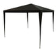 Tente de fête dans le jardin Lifetime 3 x 3 m - pavillon et tente de fête pour jardin ou terrasse - tente de fête incl. piquets et haubans - hauteur de faîtage 2,5m - plastique - anthracite