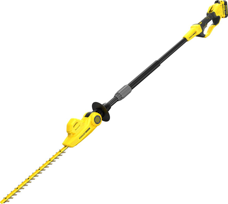 Stanley fatmax série v20 - taille-haie à batterie - 45 cm - s'étend jusqu'à 3,4 m - li-ion 18v