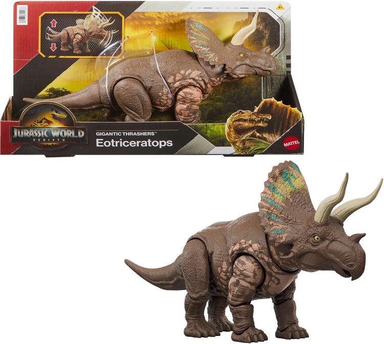 Jurassic World Movie gigantesque Action eotriceratops