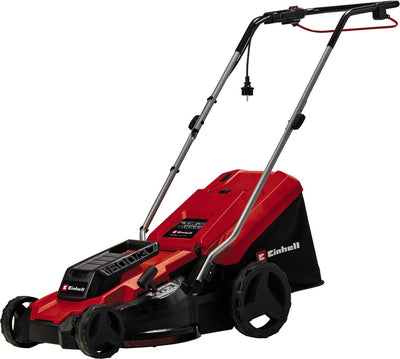 Tondeuse à gazon électrique Einhell GC-EM 1600 37 - 1600 W - largeur de coupe : 37 cm - bac de collecte 38 l - surface de pelouse recommandée : jusqu'à 700 m² - hauteur de coupe : 20-60 mm