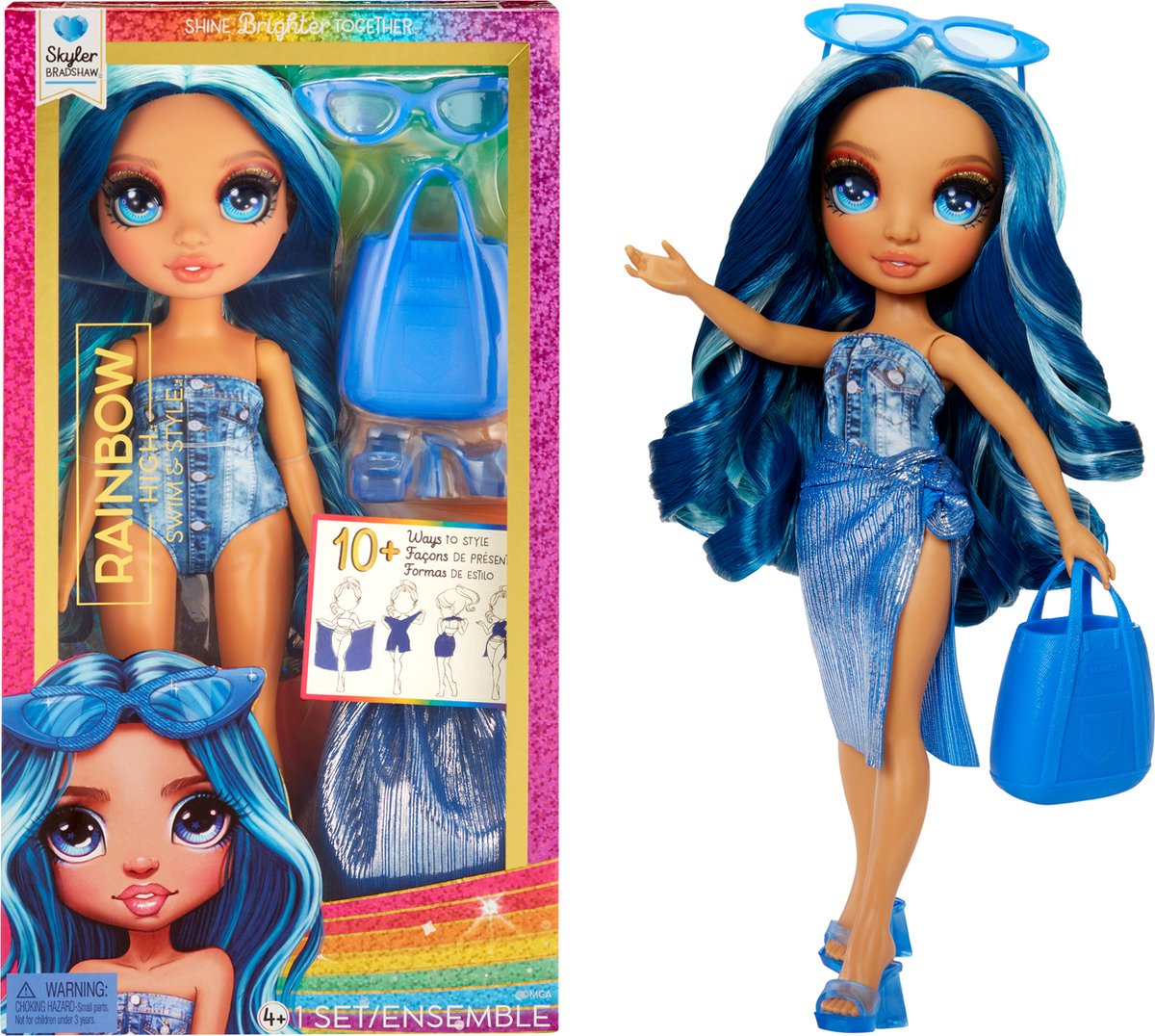MGA Entertainment Rainbow High Swim Style Pop Skyler