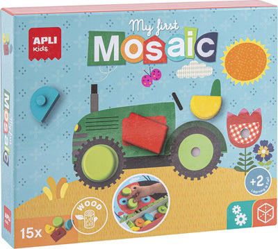 Apli kids mon premier jeu de mosaïque de blocs de bois