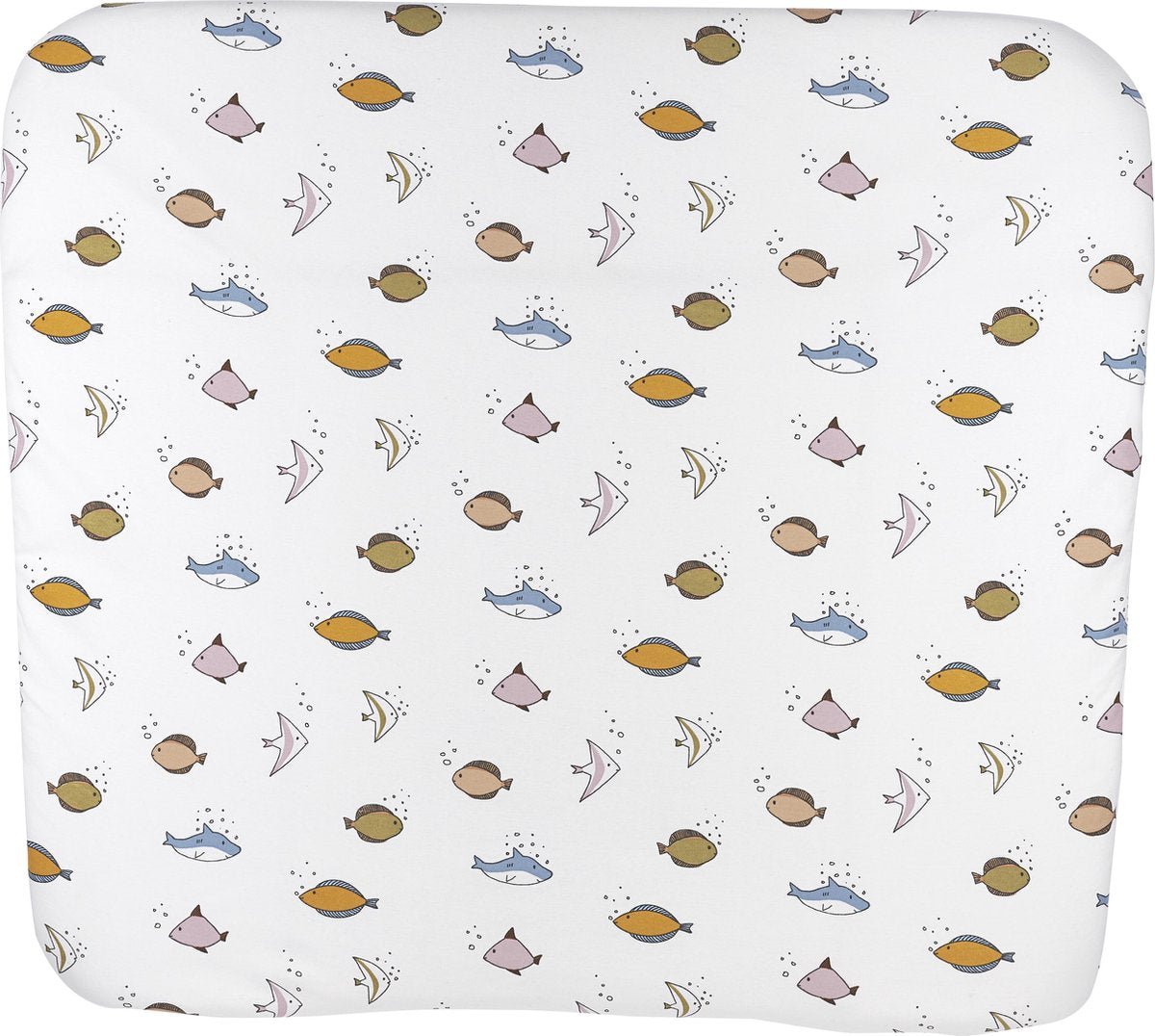 Meyco baby sea changing pad cover - multicolour - 85x75cm